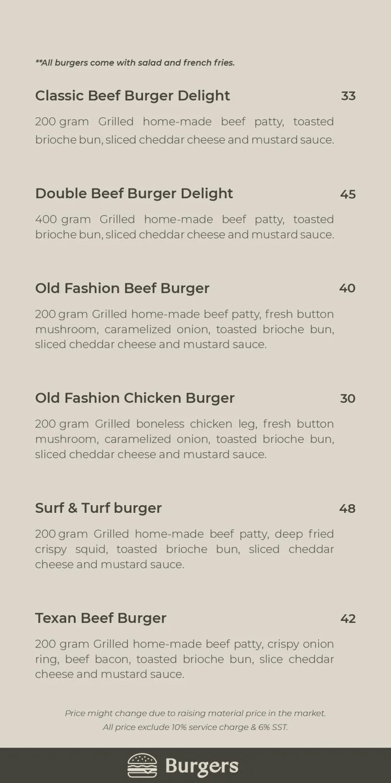 Giggles Gastro Food Menu