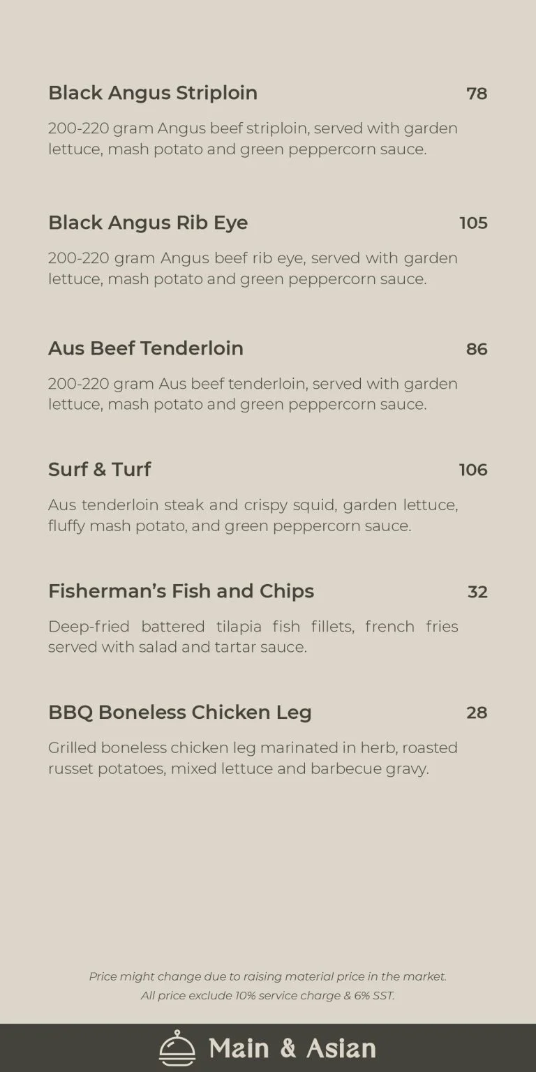 Giggles Gastro Food Menu