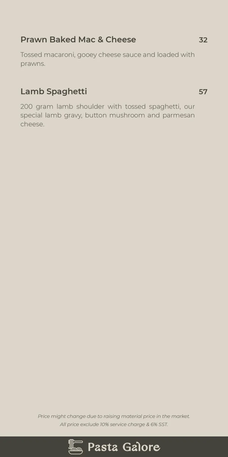 Giggles Gastro Food Menu