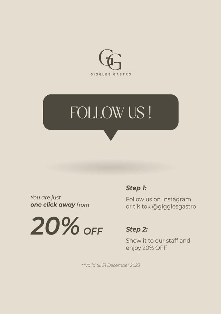 Follow Us To Get 20% Off